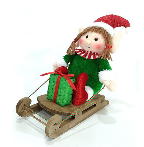 Picture of ELF ON SLEIGH GIRL